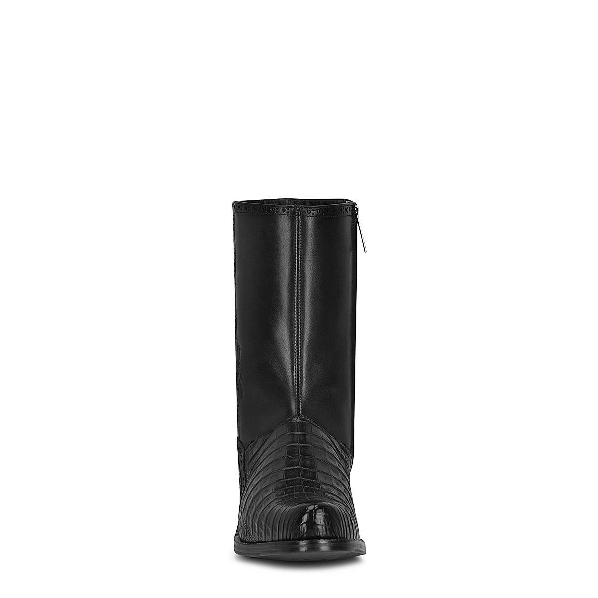 Cuadra Men's Black Caiman Calf Dress Boots Black / 10 / Cayman Cuadra Men's Black Caiman Calf Dress Boots Black / 10 / Cayman