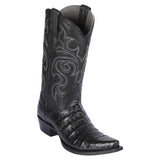 Los Altos Men's Caiman Belly Snip Toe 9482 Cowboy Boots