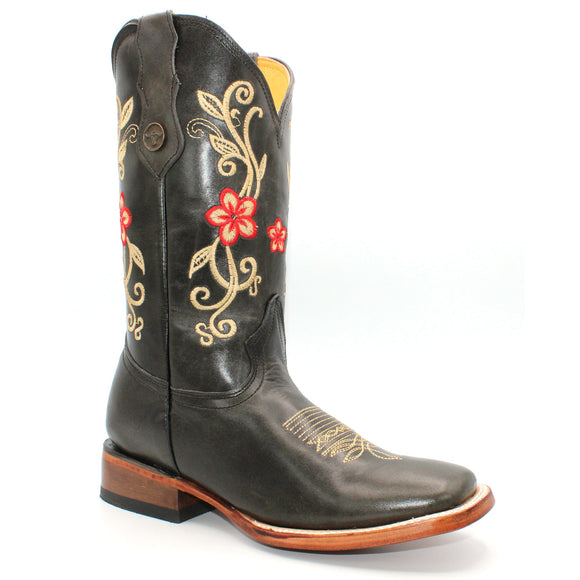 Women Boots Square Rodeo Toe H229509