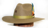 RRango Womens "Bella" Pinch Crown Wool Cowgirl Hat - Forest