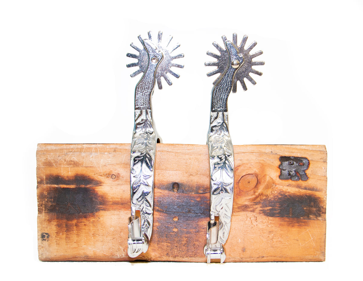 Mens Stainless Steel Riding Spurs – RR Western Wear