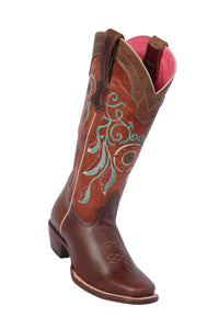 Quincy-Boots-Womens-Grasso-and-Crazy-Leather-Dream-Catcher-Chedron-Rodeo-Toe-Western-Boot