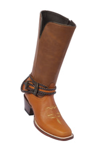 Quincy-Boots-Womens-Grasso-and-Crazy-Leather-Rope-Belt-Tan-Rodeo-Toe-Western-Boot