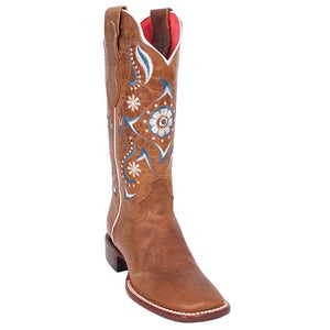 Quincy-Boots-Womens-Embroidered-Floral-Honey-Ranch-Toe-Western-Boot