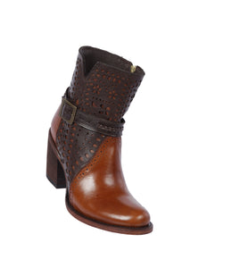 Quincy-Boots-Womens-Fashion-Floater-Leather-with-Print-Cognac/Brown-Round-Toe-Western-Boot