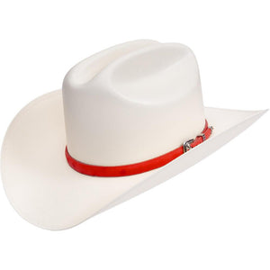 RRango Hats 10000x Sombrero Sinaloa Style Hat Red Ostrish Band