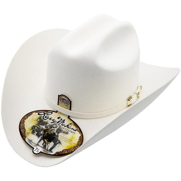 10x Larry Mahan Oro Blanco Fur Felt Cowboy Hat White - RR Western Wear, 10x Larry Mahan Oro Blanco Fur Felt Cowboy Hat White