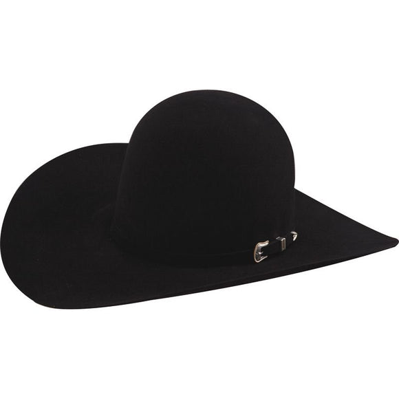 American Hat Co 10X Black Open Crown Felt Cowboy Hat - RR Western Wear, American Hat Co 10X Black Open Crown Felt Cowboy Hat