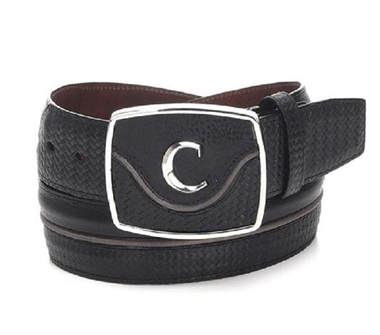 Nocona Belt Co Women’s Leather Cross Western Belt Buckle Size M Nocona Western Leather M Belt with Rhinestone Cross Belt  main image 2