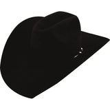 American Hat Co 10X Black Open Crown Felt Cowboy Hat - RR Western Wear, American Hat Co 10X Black Open Crown Felt Cowboy Hat