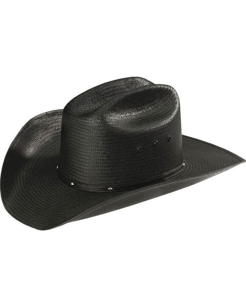 Stetson Stallion Bullock Black Shapeable Straw Cowboy Hat – RR