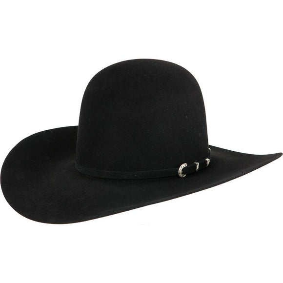 American Hat Co 40X Black Open Crown 4-1/4